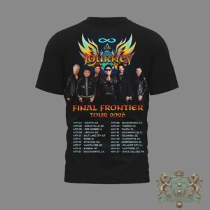 Journey Final Frontier Tour 2026 Signatures T-Shirt