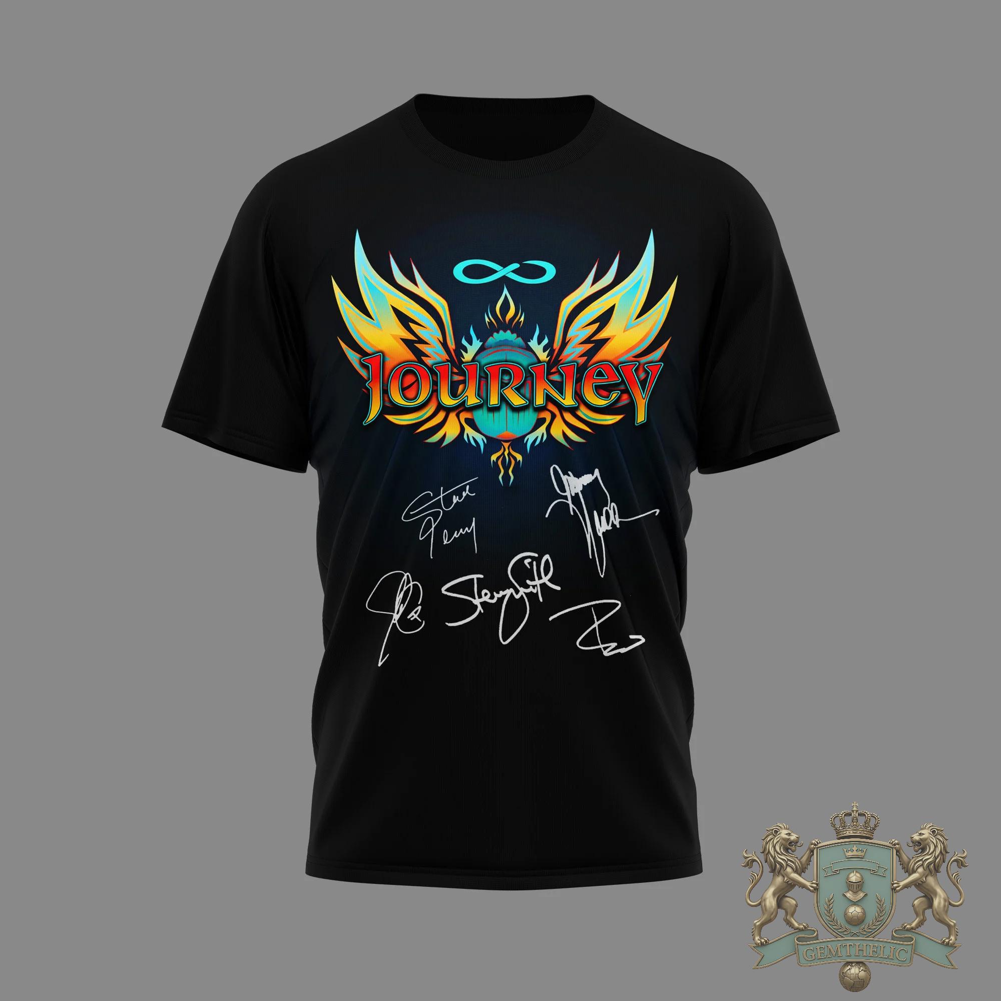 Journey Final Frontier Tour 2026 Signatures T-Shirt - Detail View