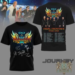Journey Final Frontier Tour 2026 Signatures T-Shirt