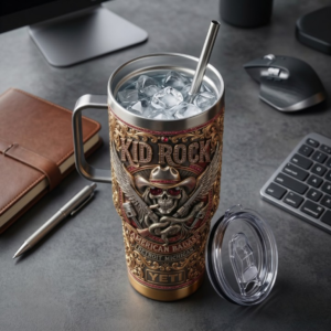 Kid Rock American Badass Detroit Michigan Tumbler