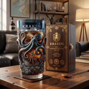 Kraken 2026 Anniversary Commemorative Glass