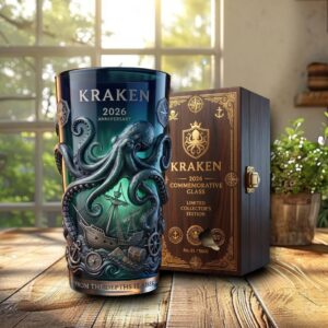 Kraken 2026 Anniversary Commemorative Glass