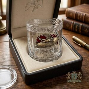 Led Zeppelin 58th Anniversary 1968-2026 Hammer Of The Gods Whiskey Glass