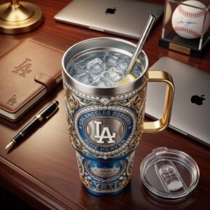 Los Angeles Dodgers Blue Heaven Bling Diamond Tumbler