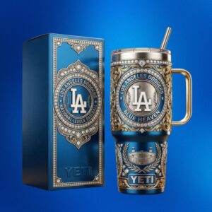 Los Angeles Dodgers Blue Heaven Bling Diamond Tumbler