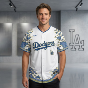 Los Angeles Dodgers Korean Heritage Night Baseball Jersey