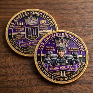 Los Angeles Kings Anze Kopitar Retirement Commemorative Coin