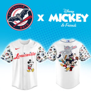 Louisville Bats Disney Mickey & Friends Baseball Jersey