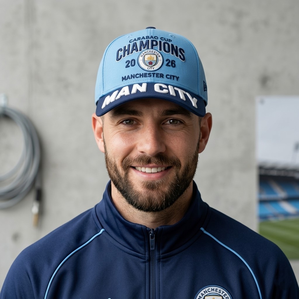 Manchester City Carabao Cup Champions 2026 Cap - Detail View