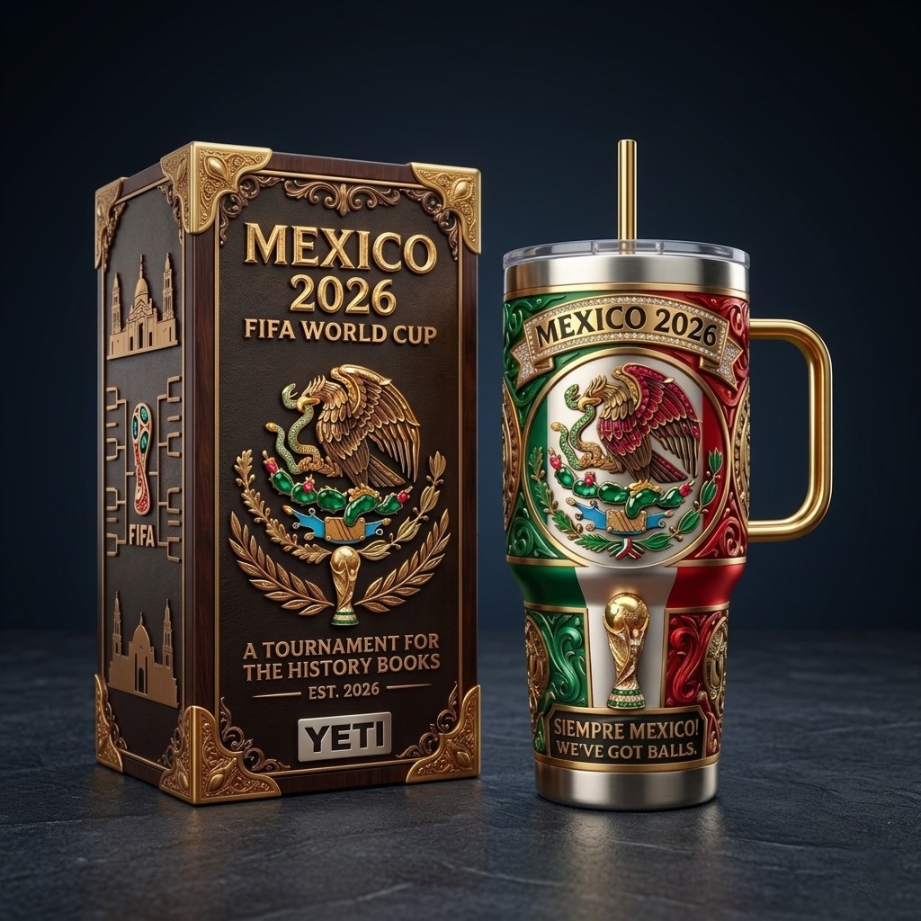 Mexico FIFA World Cup 2026 Tumbler - Front View