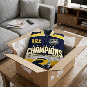 Michigan Wolverines 2023 12X National Champions Bomber Jacket