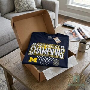 Michigan Wolverines 2026 NCAA Men's Basketball National Champions Bracket T-Shirt