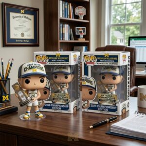 Michigan Wolverines 2026 NCAA Mens Basketball National Champions Funko Pop Figure