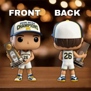 Michigan Wolverines 2026 NCAA Mens Basketball National Champions Funko Pop Figure