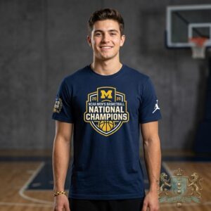 Michigan Wolverines 2026 NCAA Men's Basketball National Champions T-Shirt