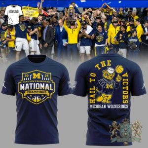 Michigan Wolverines 2026 NCAA Men's Basketball National Champions T-Shirt