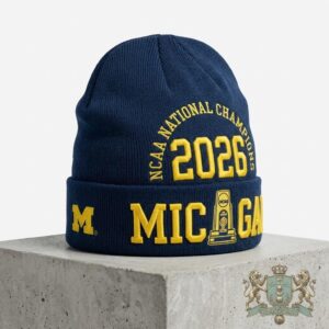 Michigan Wolverines 2026 NCAA National Champions brimless cap