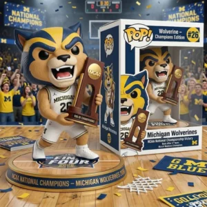 Michigan Wolverines NCAA National Champions 2026 Funko Pop