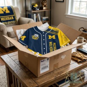 Michigan Wolverines ReliaQuest Bowl Champions 2026 Baseball Jersey