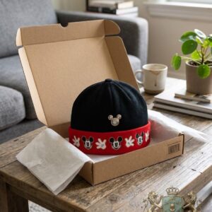 Mickey Mouse Embroidered Red Band Docker brimless cap