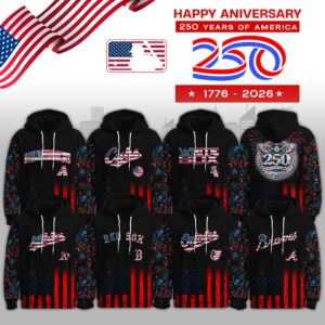 MLB 250th Anniversary of America 1776-2026 Hoodie