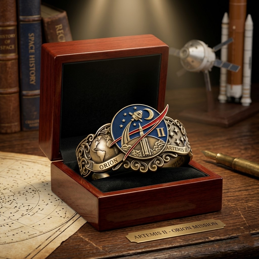 NASA Artemis II Orion Mission Commemorative Bracelet