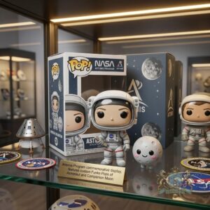 NASA Artemis Program Astronaut and Companion Moon Funko Pop