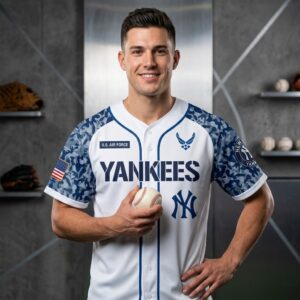 New York Yankees United States Air Force 79th Baseball Jersey