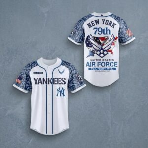 New York Yankees United States Air Force 79th Baseball Jersey