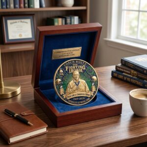 Notre Dame Fighting Irish Coach Holtz Play Like A Champion Today 1937-2026 Commemorative Coin