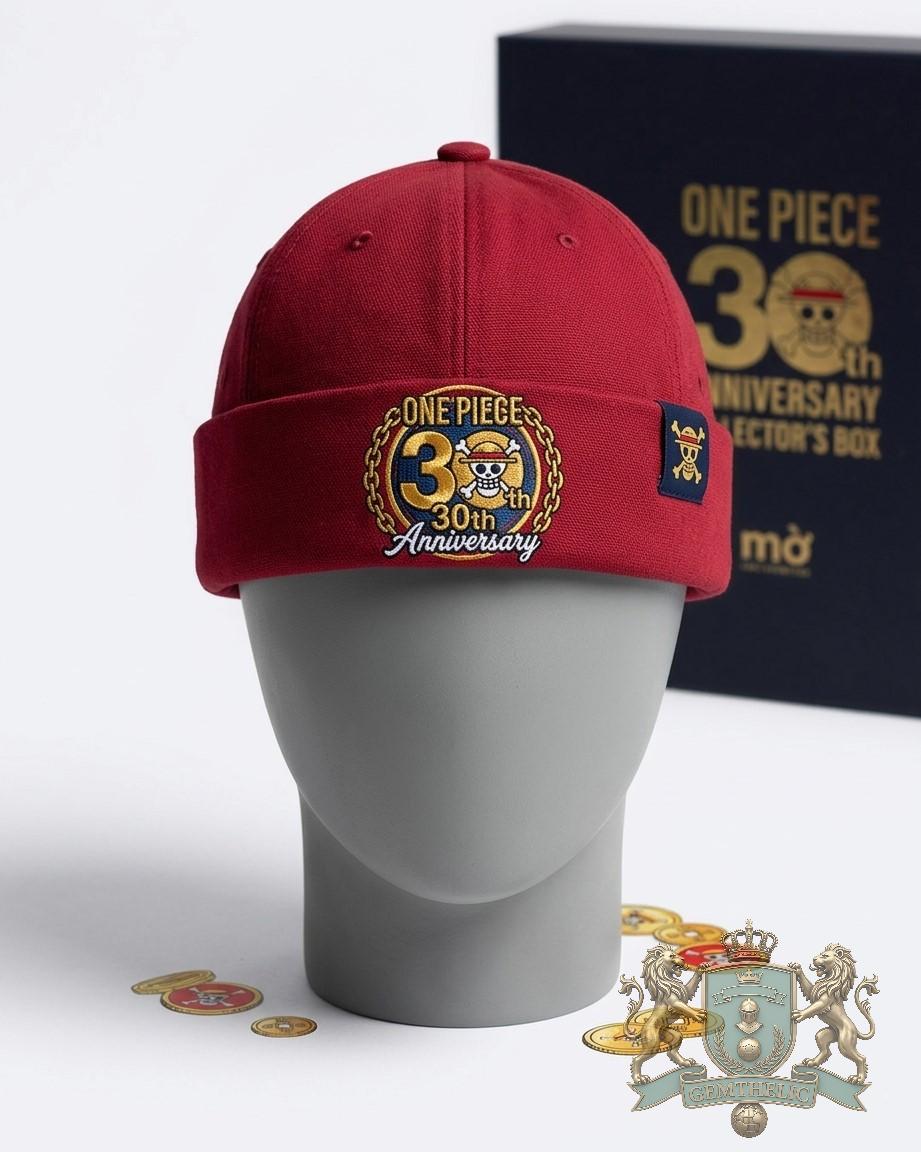 One Piece 30th Anniversary brimless cap - Front View