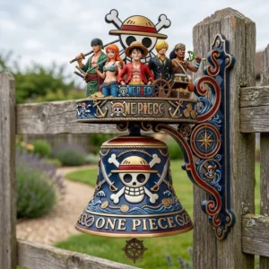 One Piece Straw Hat Pirates Crew Wall Mounted Bell