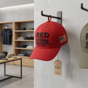 Patriotic RED Remember Everyone Baseball Cap