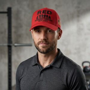 Patriotic RED Remember Everyone Baseball Cap
