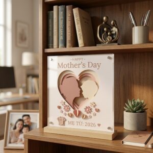 Personalized Mom Since 2026 Mother's Day Acrylic Plaque