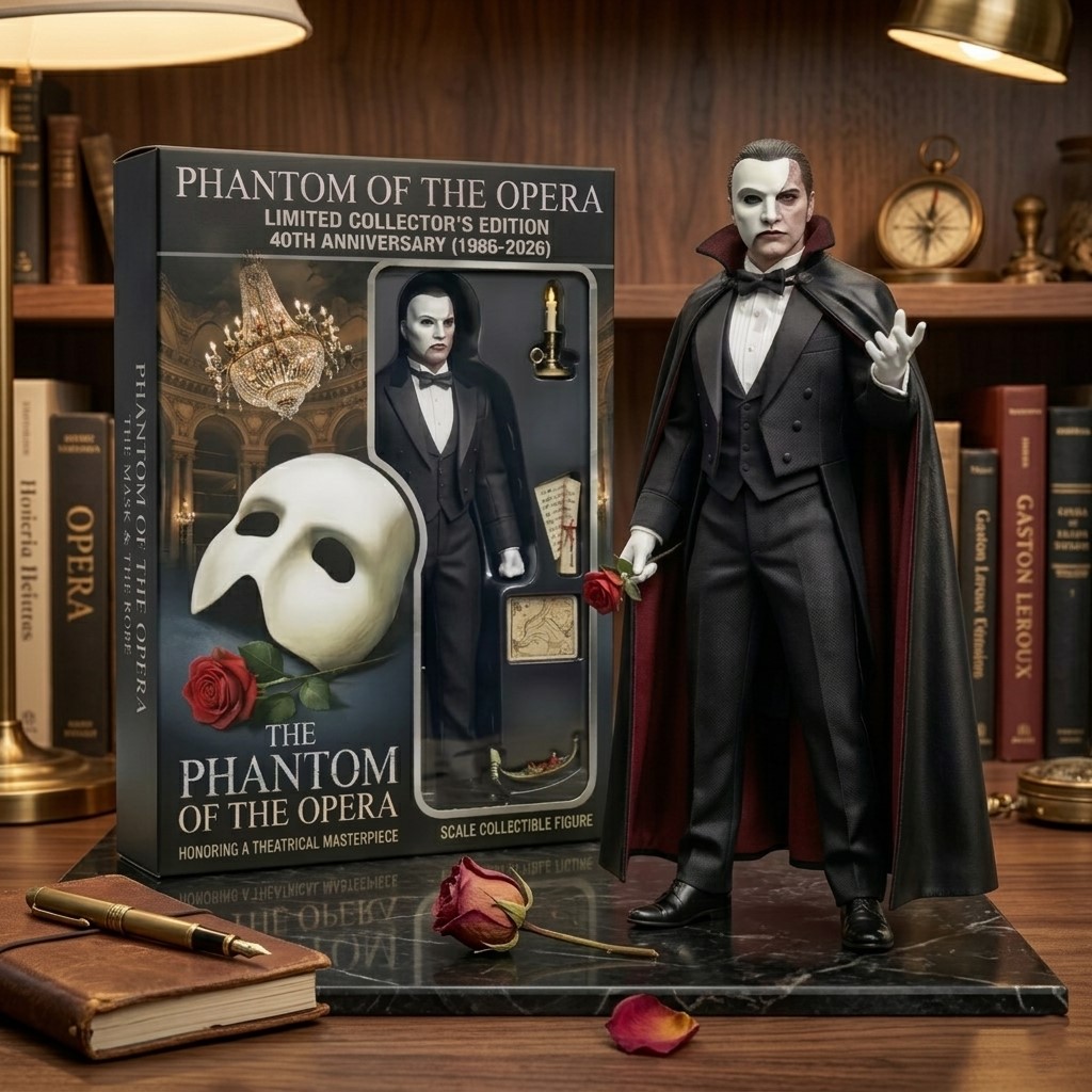 Phantom of the Opera 40th Anniversary Limited Collector's Edition Figure - Detail View