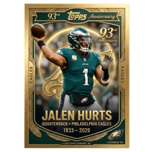 Philadelphia Eagles 93rd Anniversary Trading Cards
