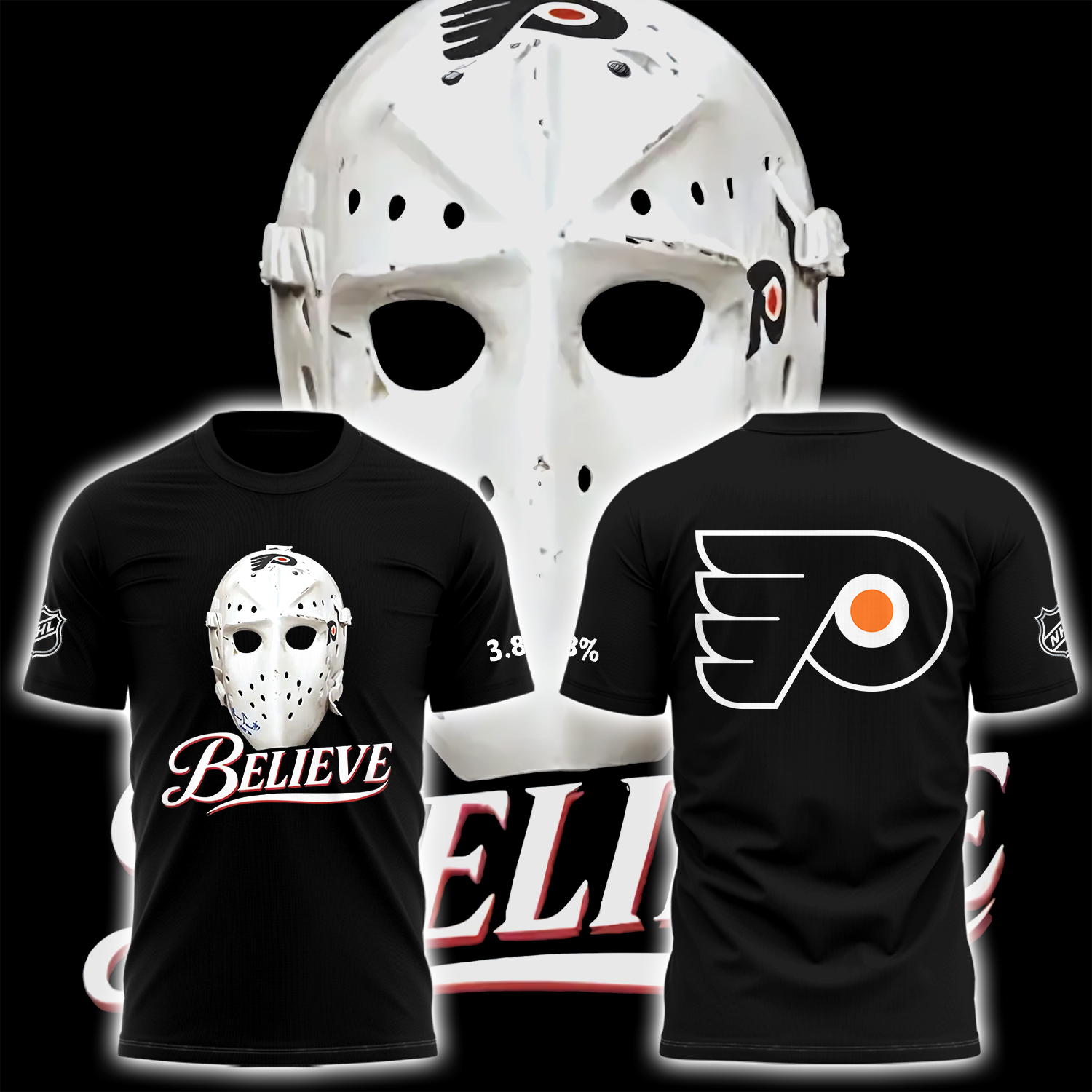 Philadelphia Flyers Believe T-Shirt - Front View