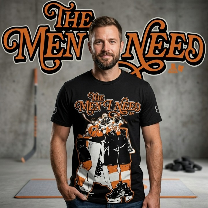 Philadelphia Flyers The Men I Need T-Shirt - Front View