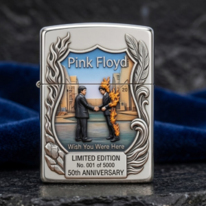 Pink Floyd Wish You Were Here 50th Anniversary Zippo Lighter