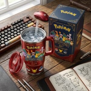 Pokémon 30th Anniversary 1996-2026 Handled Tumbler