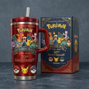 Pokémon 30th Anniversary 1996-2026 Handled Tumbler