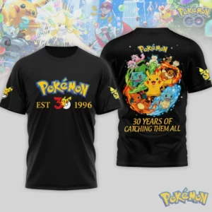 Pokémon 30th Anniversary EST 1996 T-Shirt
