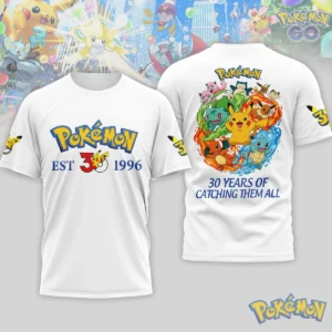 Pokémon 30th Anniversary EST 1996 T-Shirt