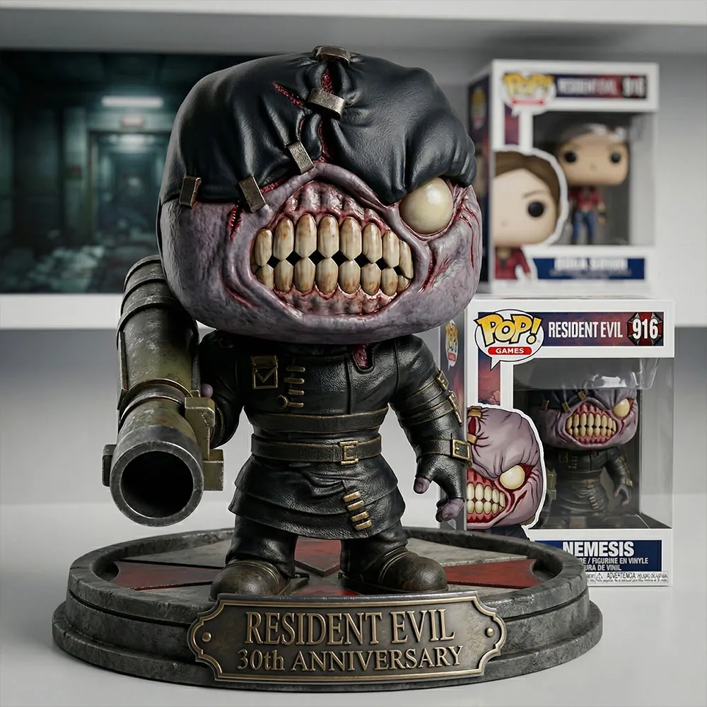 Resident Evil 30th Anniversary Nemesis Collectible Statue - Front View