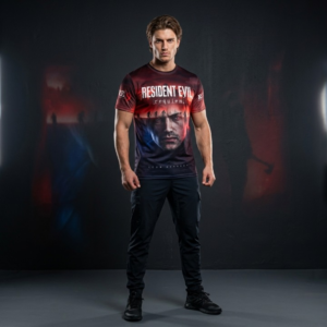 Resident Evil Requiem Leon Kennedy 3D T-Shirt