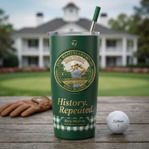 Rory McIlroy 2026 Back To Back Masters Champion Tumbler