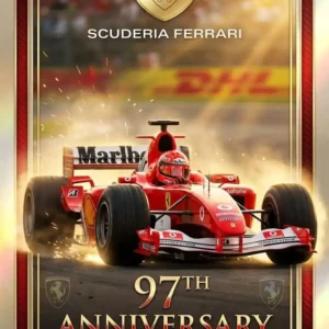 Scuderia Ferrari 97th Anniversary Trading Cards