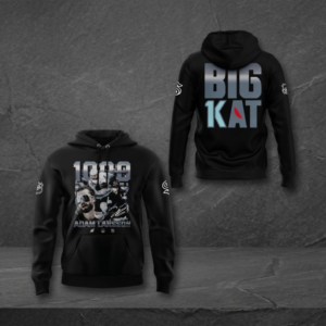 Seattle Kraken Adam Larsson 1000 Games Signed Hoodie