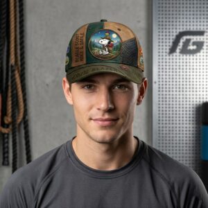 Snoopy Beagle Scout Hike & Smile Trail Blazer Cap
